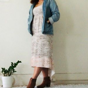 Anthropologie Patterned Maxi Dress